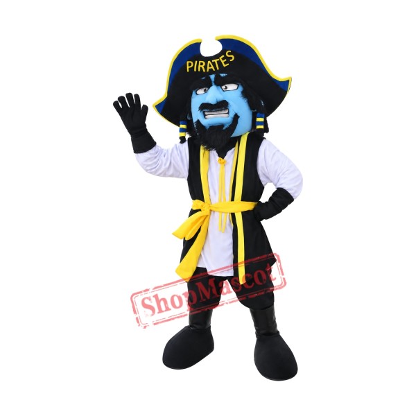 Deluxe Pirate Captain Mascot Costume