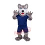 Deluxe Lovely Lightweight Wolf Mascot Costume