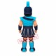 Fierce Blue Spartan Mascot Costume