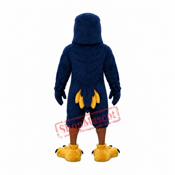 Fierce Black Falcon Mascot Costume Fierce Black Falcon Mascot Costume