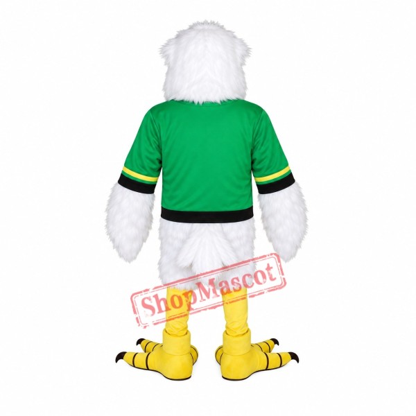 White Eagle Hawk Mascot Costume White Eagle Hawk Mascot Costume