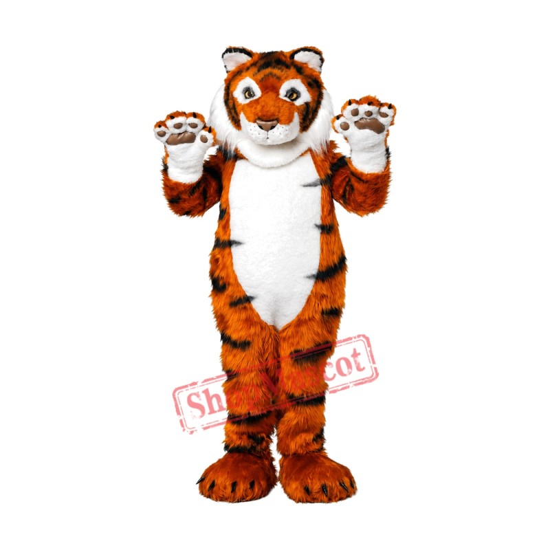 Friendly Realistic Lightweight Tiger Mascot Costume Friendly Realistic Lightweight Tiger Mascot Costume