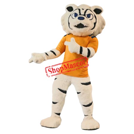 Affordable White Lightweight Tiger Mascot Costume