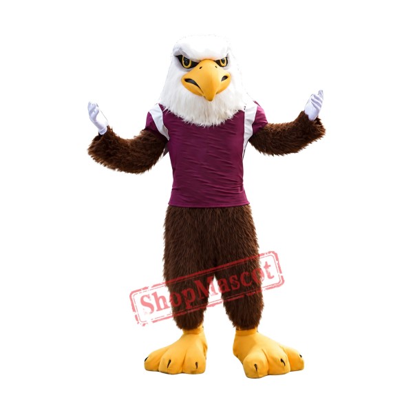 Realistic Energetic Eagle Mascot Costume