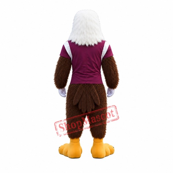 Realistic Energetic Eagle Mascot Costume