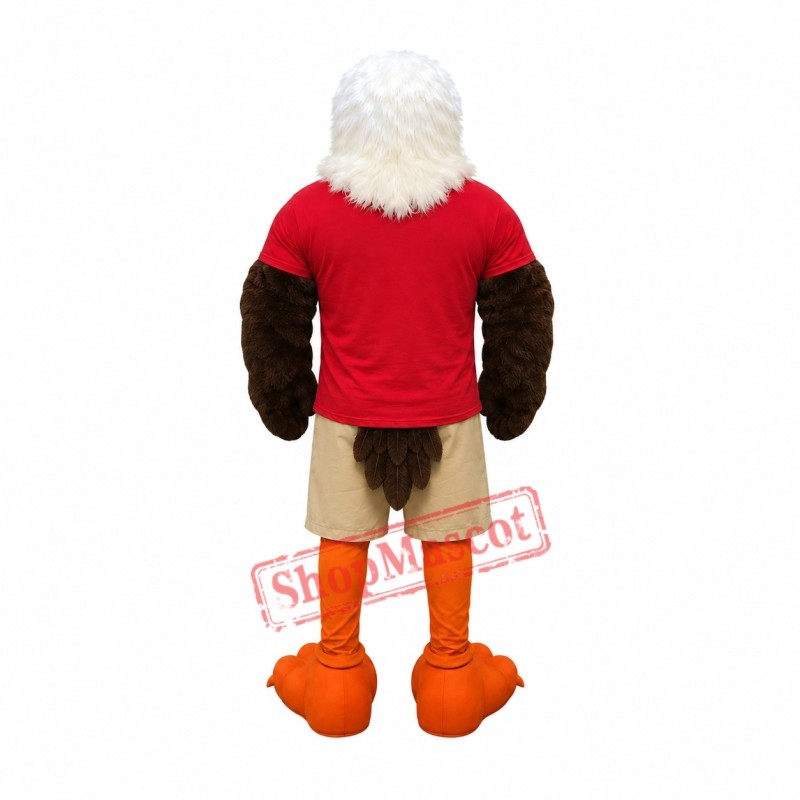 College Energetic Eagle Mascot Costume