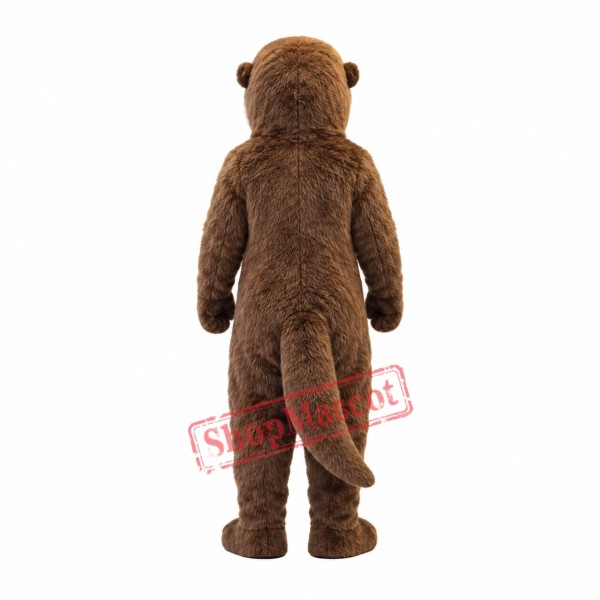 Realistic Lightweight Otter Mascot Costume Realistic Lightweight Otter Mascot Costume