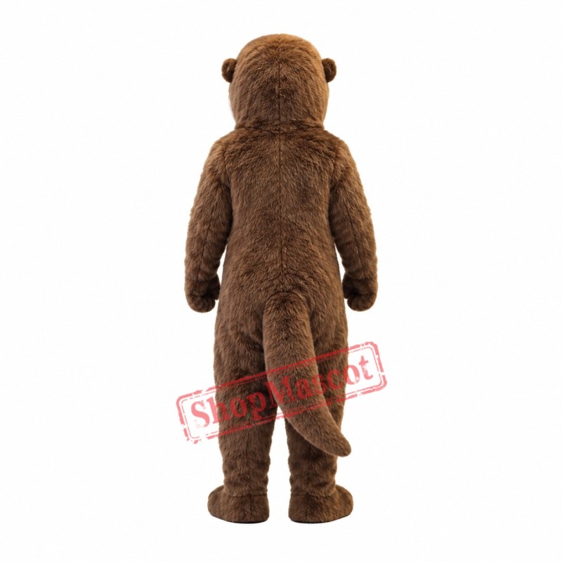 Realistic Lightweight Otter Mascot Costume