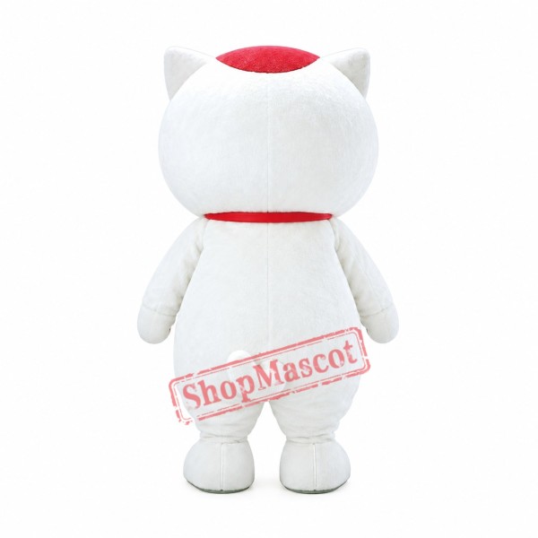 Lovely Lightweight White Cat Mascot Costume Lovely Lightweight White Cat Mascot Costume
