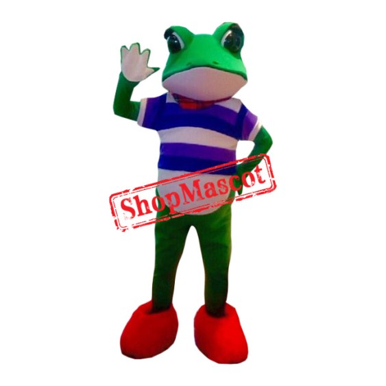Lovely Lightweight Green Frog Mascot Costume Lovely Lightweight Green Frog Mascot Costume