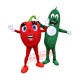 Red Chili Peppers Mascot Costume Red Chili Peppers Mascot Costume
