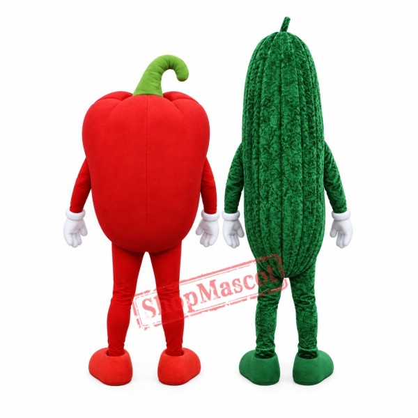 Red Chili Peppers Mascot Costume Red Chili Peppers Mascot Costume