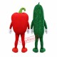 Red Chili Peppers Mascot Costume Red Chili Peppers Mascot Costume