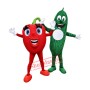 Red Chili Peppers Mascot Costume