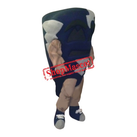  Blue Tornado Mascot Costume