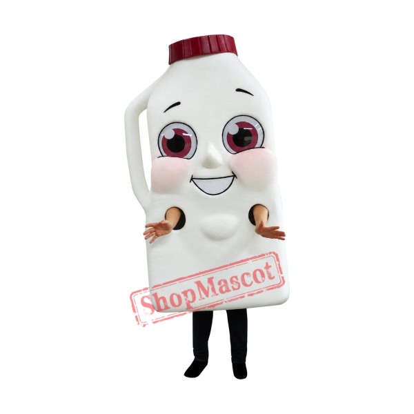 Happy Milk Bottle Mascot Costume