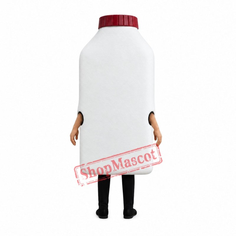 Happy Milk Bottle Mascot Costume