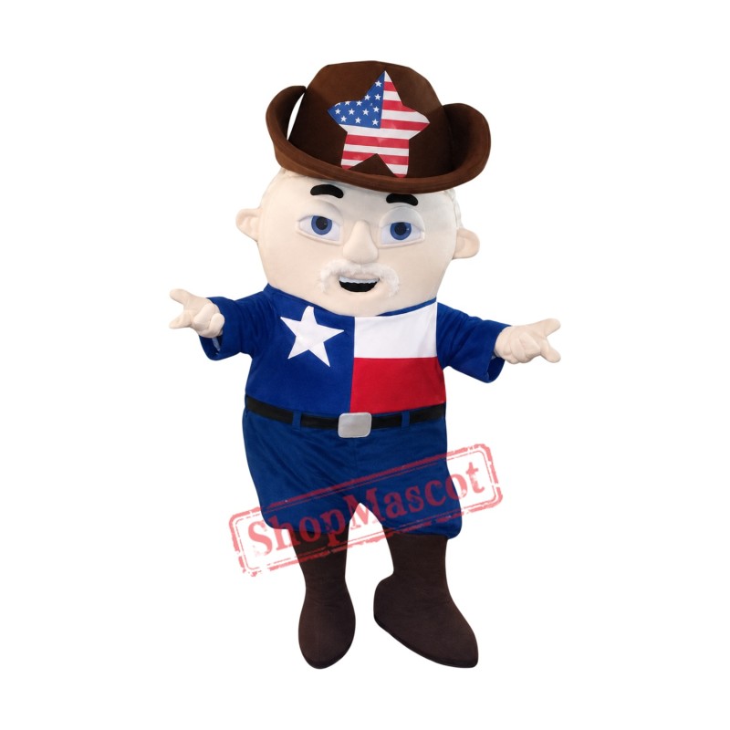 American Cowboy Mascot Costume