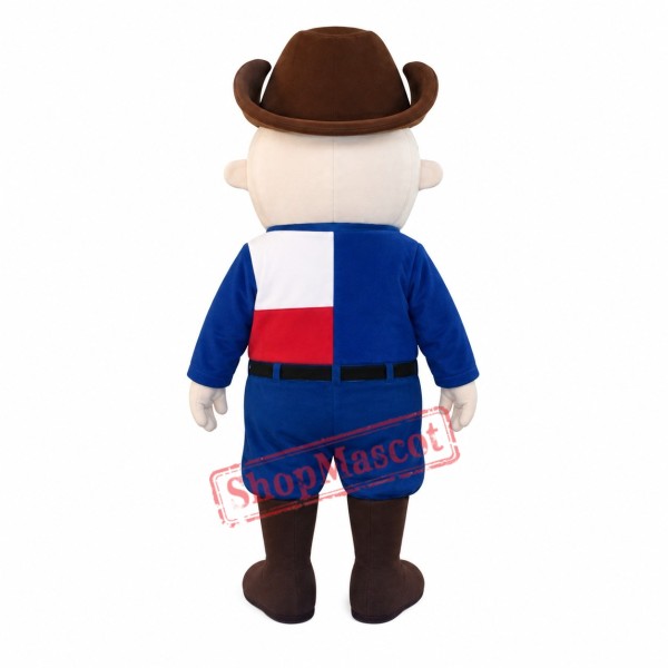 American Cowboy Mascot Costume American Cowboy Mascot Costume