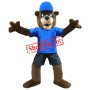 Realistic Fierce Brown Bear Mascot Costume
