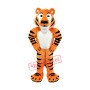 Friendly Realistic Tiger Mascot Costume