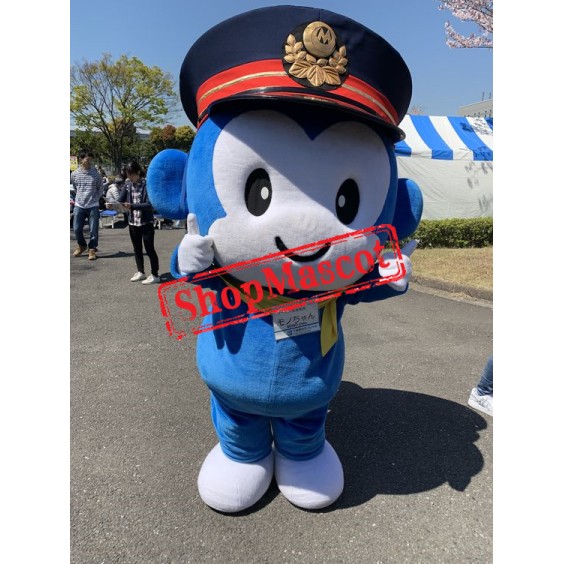 Blue Lightweight Monkey Mascot Costume