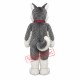 Cute Realistic Husky Dog Mascot Costume