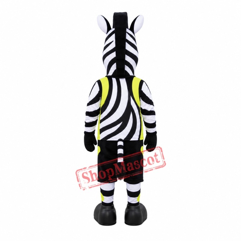 Realistic Sport Zebra Mascot Costume Realistic Sport Zebra Mascot Costume