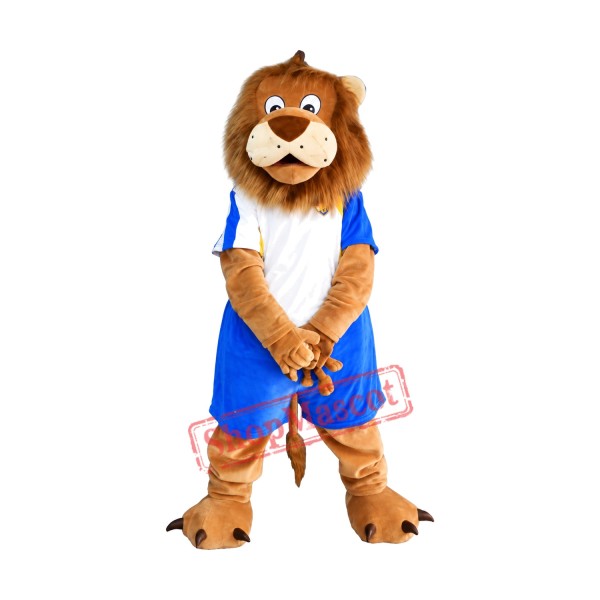 Realistic Lightweight Lion Mascot Costume Adult Costume