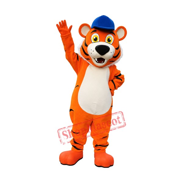 Happy Little Tiger Mascot Costume Happy Little Tiger Mascot Costume