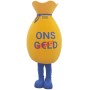 Gold Money Bag Mascot Costume