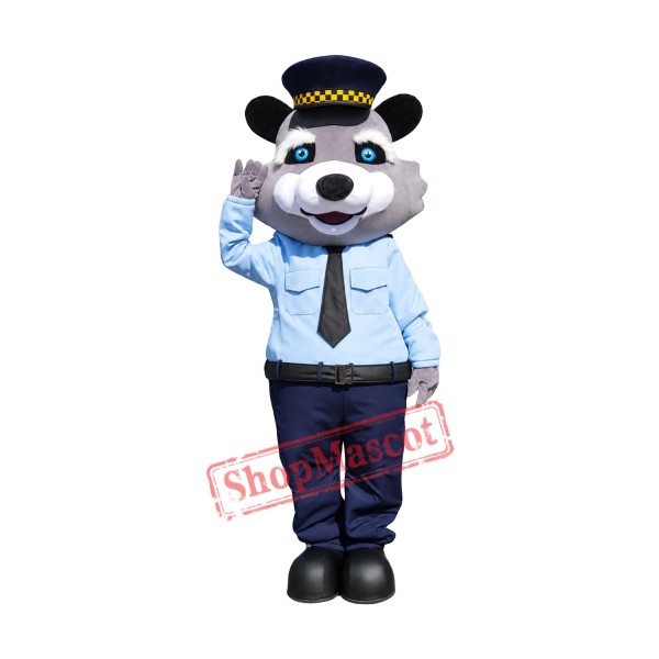 Police Raccoon Mascot Costume
