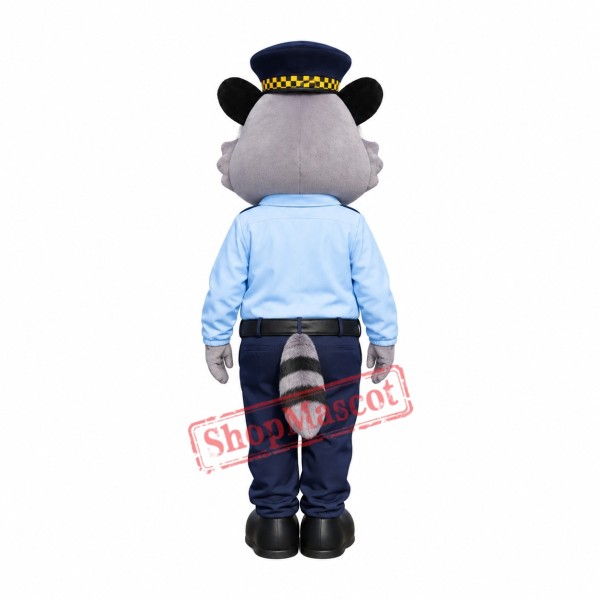 Police Raccoon Mascot Costume Police Raccoon Mascot Costume