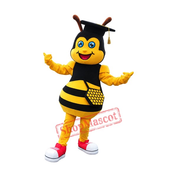 Learned Bee Mascot Costume