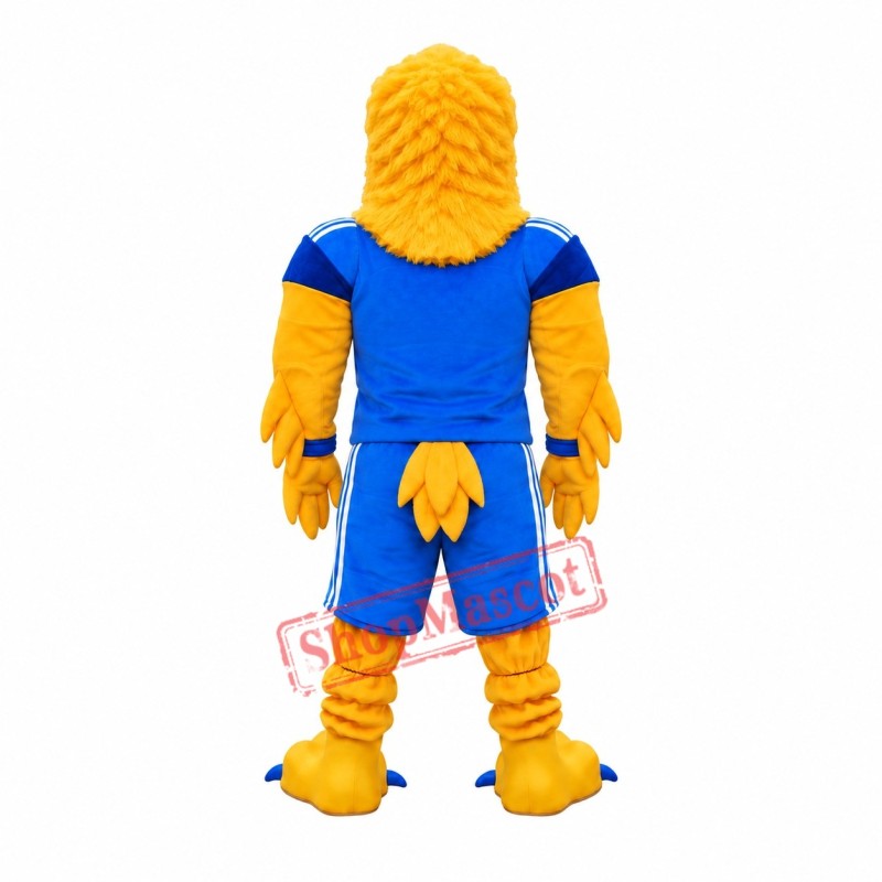 Sport Yellow Eagle Mascot Costume Sport Yellow Eagle Mascot Costume