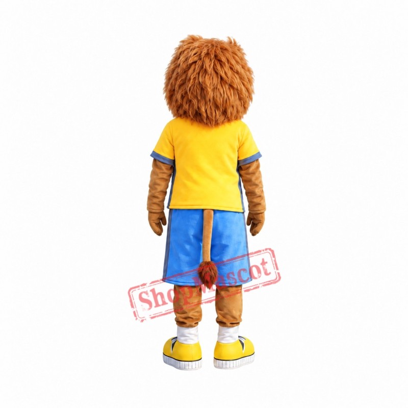 Sport Realistic Lion Mascot Costume Sport Realistic Lion Mascot Costume