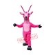 Lovely Pink Deer Mascot Costume Lovely Pink Deer Mascot Costume