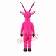 Lovely Pink Deer Mascot Costume Lovely Pink Deer Mascot Costume