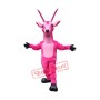 Lovely Pink Deer Mascot Costume