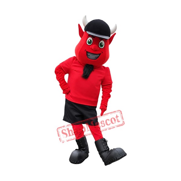 Sport Red Devil Mascot Costume