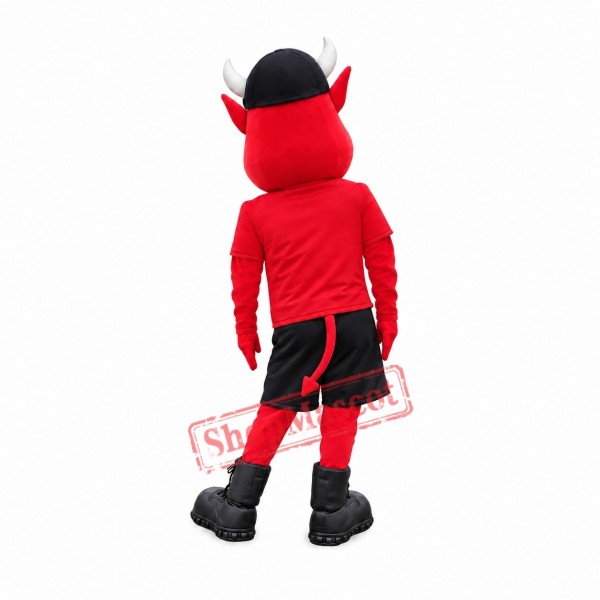 Sport Red Devil Mascot Costume Sport Red Devil Mascot Costume