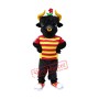 Black Bull Mascot Costume