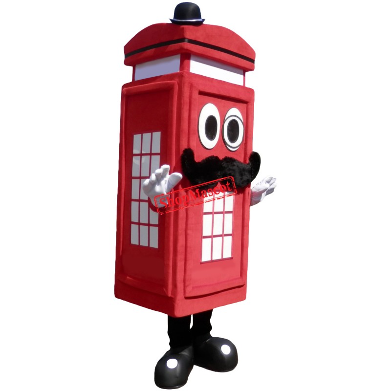 Telephone Booth Mascot Costume
