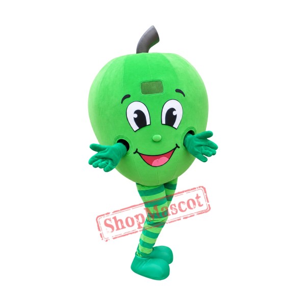 Green Lightweight Apple Mascot Costume