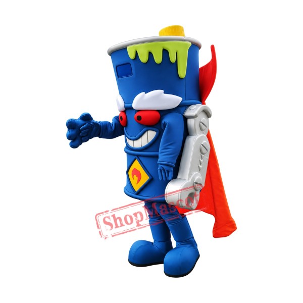 Trash Can Robot Mascot Costume