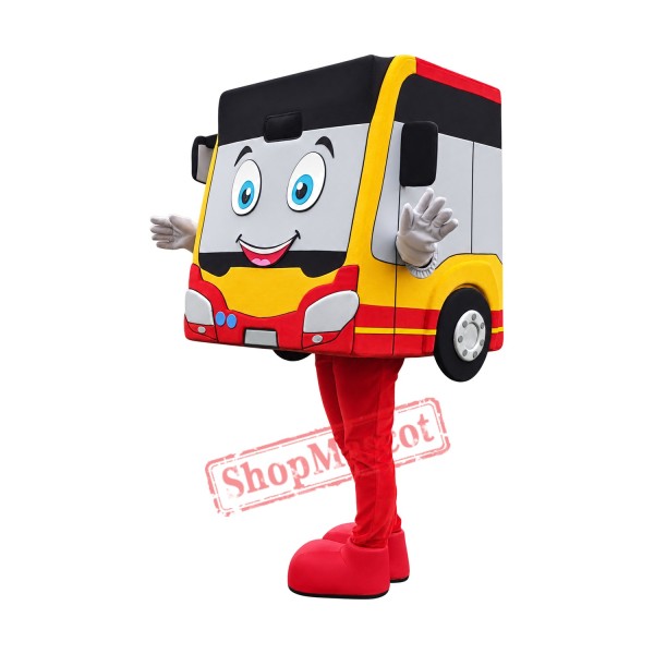 Happy Lightweight Bus Mascot Costume