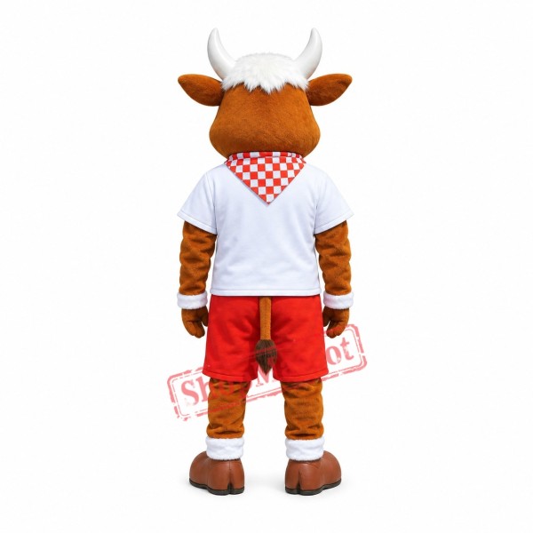 Friendly Sport Lightweight Bull Mascot Costume Friendly Sport Lightweight Bull Mascot Costume