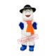Happy Lightweight Snowman Mascot Costume