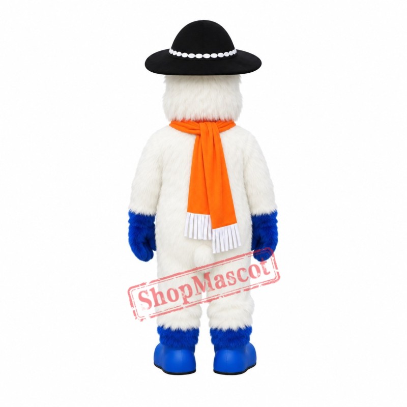 Happy Lightweight Snowman Mascot Costume