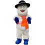 Happy Lightweight Snowman Mascot Costume